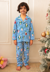 Winter Wonderland Winter Flannel Night Suit