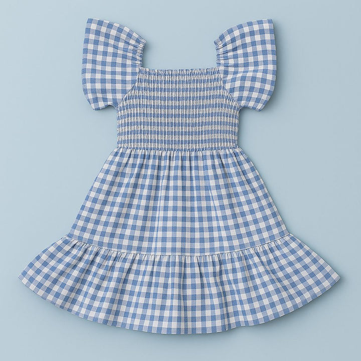 Gingham check dress