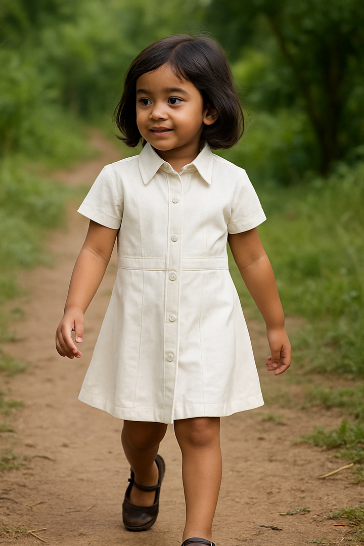Twill Skater Dress