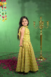 Mustard Floral Lehenga Set