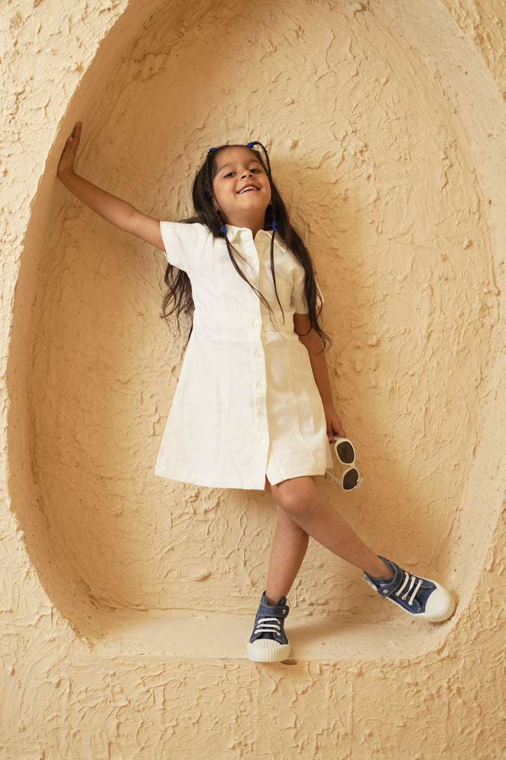 Twill Skater Dress