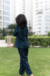 Forest Plaid Unisex Winter Pajama Set