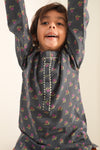 Noir Blossom Boys Kurta Set