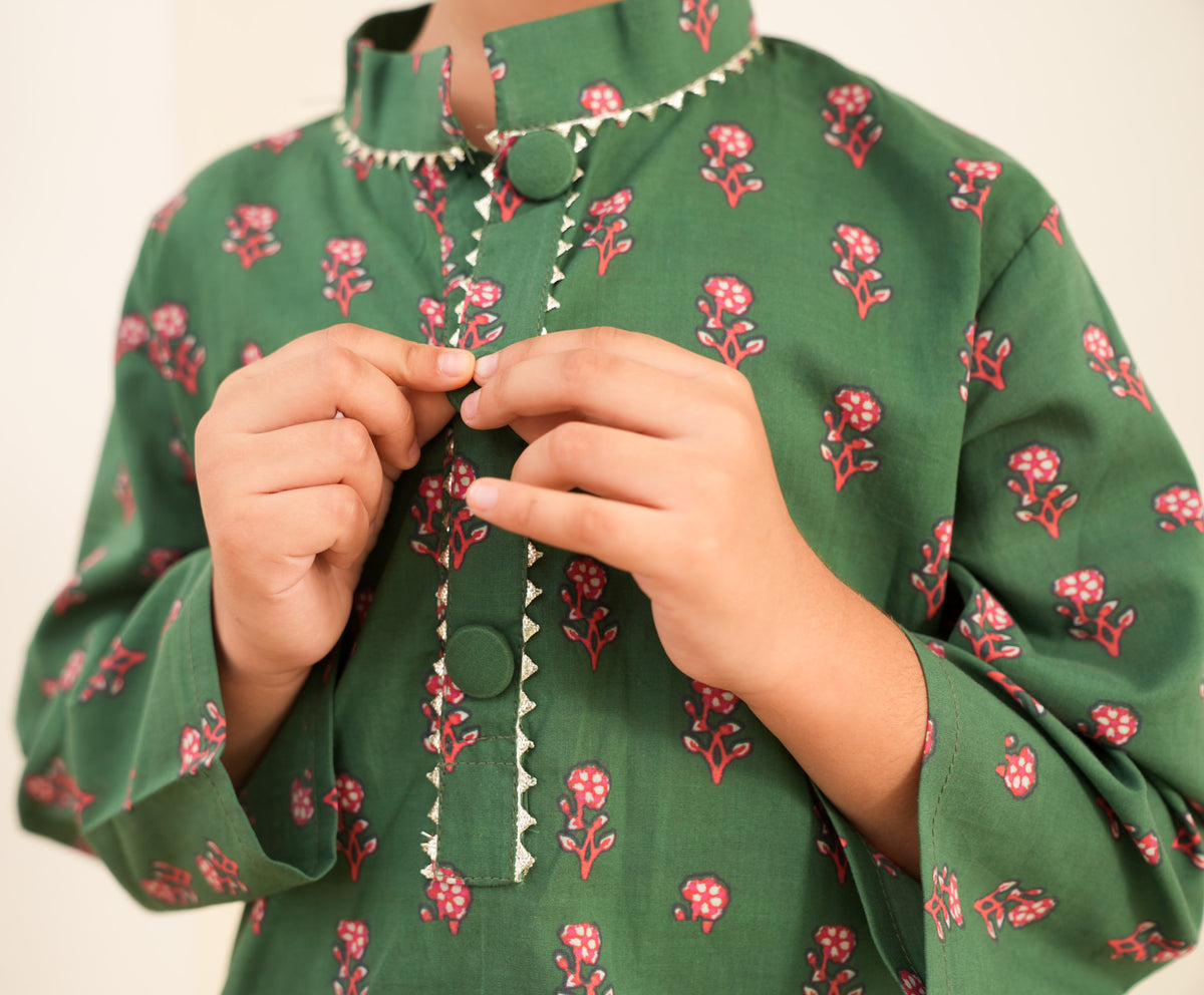 Emerald Green Sibling Set