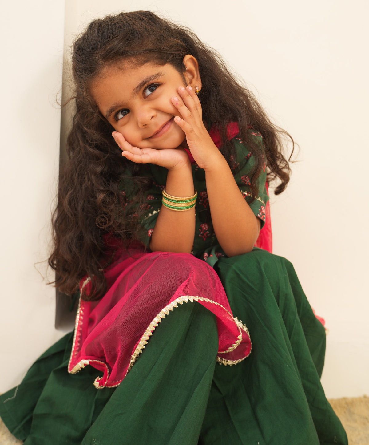 Emerald Green Sibling Set