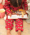Christmas Garden WInter Flannel Nightsuit
