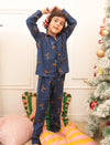 Midnight Rodeo Winter Flannel Night Suit