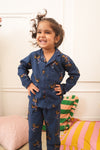 Midnight Rodeo Winter Flannel Night Suit