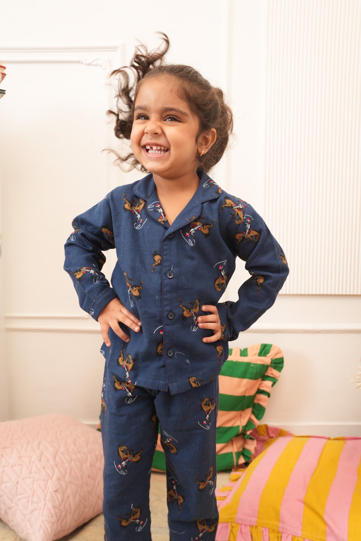 Midnight Rodeo Winter Flannel Night Suit