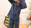 Midnight Rodeo Winter Flannel Night Suit