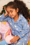 Winter Snuggles Winter Flannel Night Suit