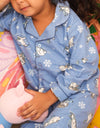Winter Snuggles Winter Flannel Night Suit