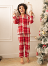 Christmas Classic Checks Winter Flannel Night Suit