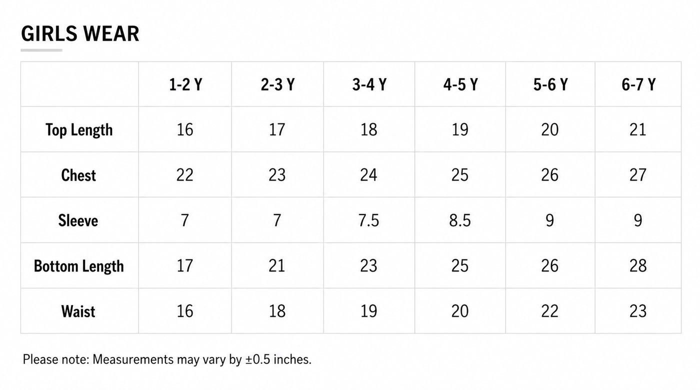 Royal Plum Sibling Set Boys Size Chart