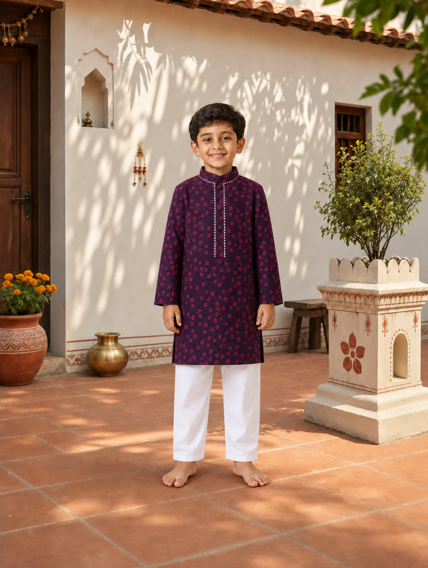 Royal Plum Sibling Set