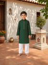 Emerald Bloom Boys Kurta Set