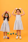 Blue & White Stripes Dress