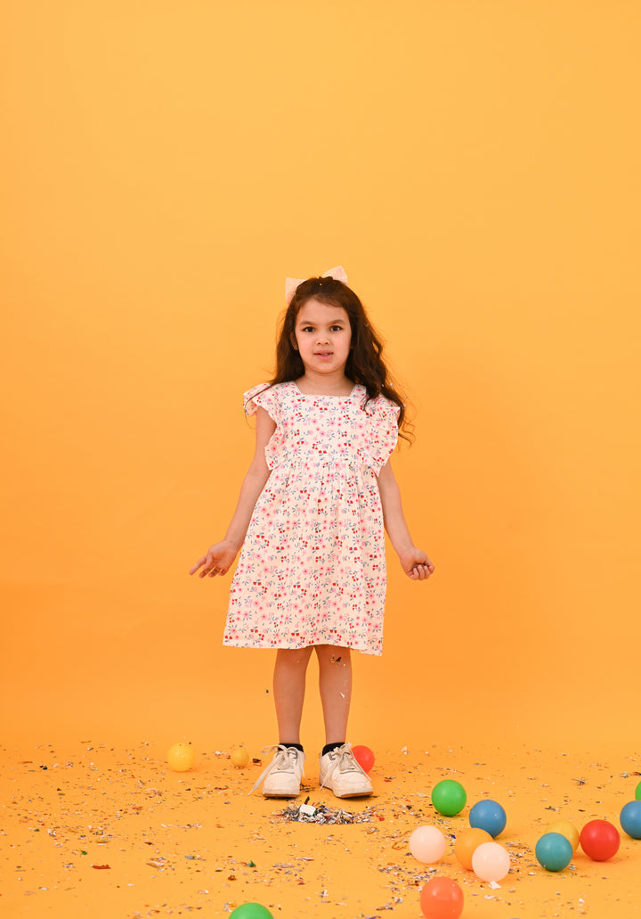 Pink Floral Dress