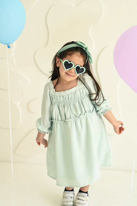 Pastel Green Dress