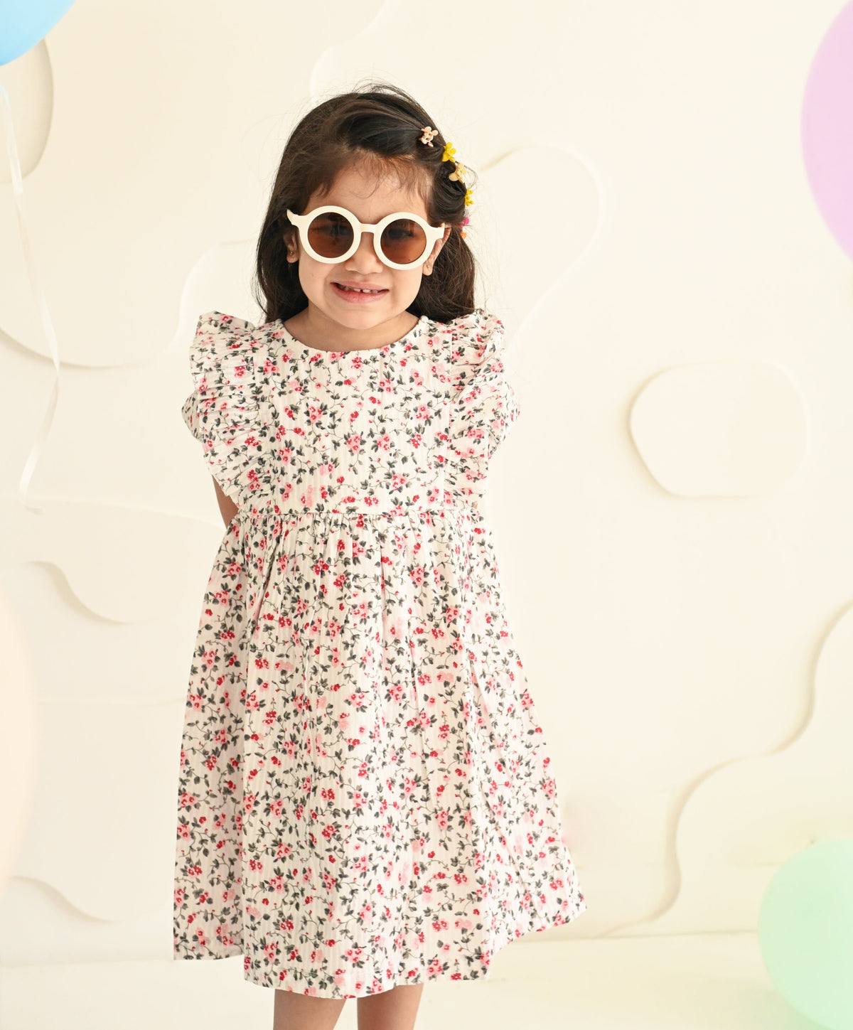 White Floral Dress