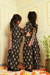 Black Floral Co-ord Set (Set of Two) - Puddle Fashion