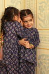 Blue Jaipuri Co-ord Set - Puddle Fashion