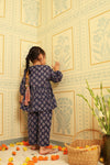 Blue Jaipuri Co-ord Set - Puddle Fashion