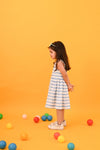 Blue & White Stripes Dress - Puddle Fashion