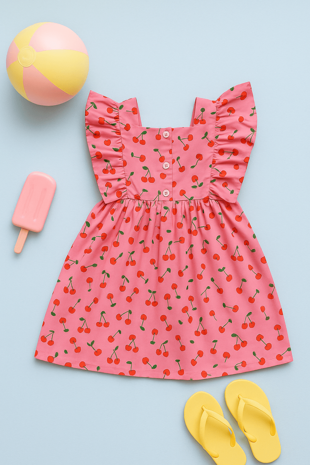 Cherry Dress - Puddle Fashion