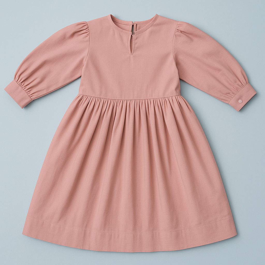 Dress With Bow - Puddle Fashion
