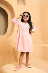 Dress With Bow - Puddle Fashion
