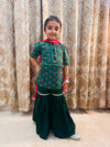 Emerald Bloom Sharara Set - Puddle Fashion
