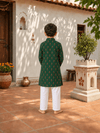Emerald Green Sibling Set - Puddle Fashion