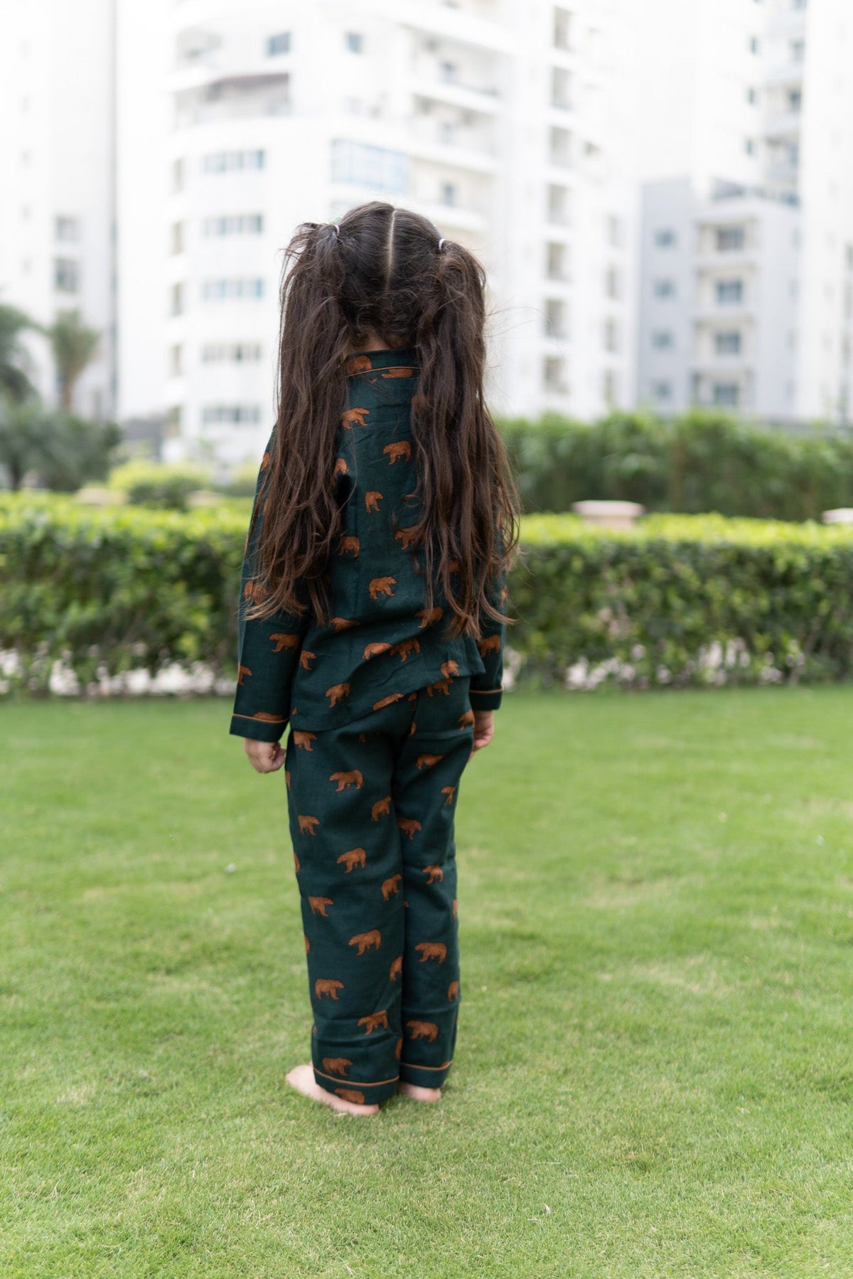 Forest Bear Unisex Pajama Set - Puddle Fashion