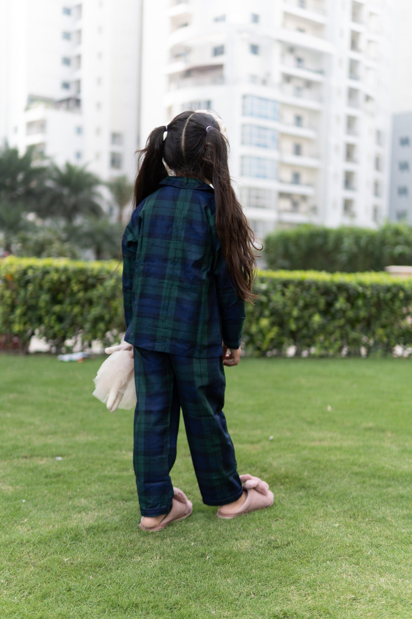 Forest Plaid Unisex Winter Pajama Set - Puddle Fashion