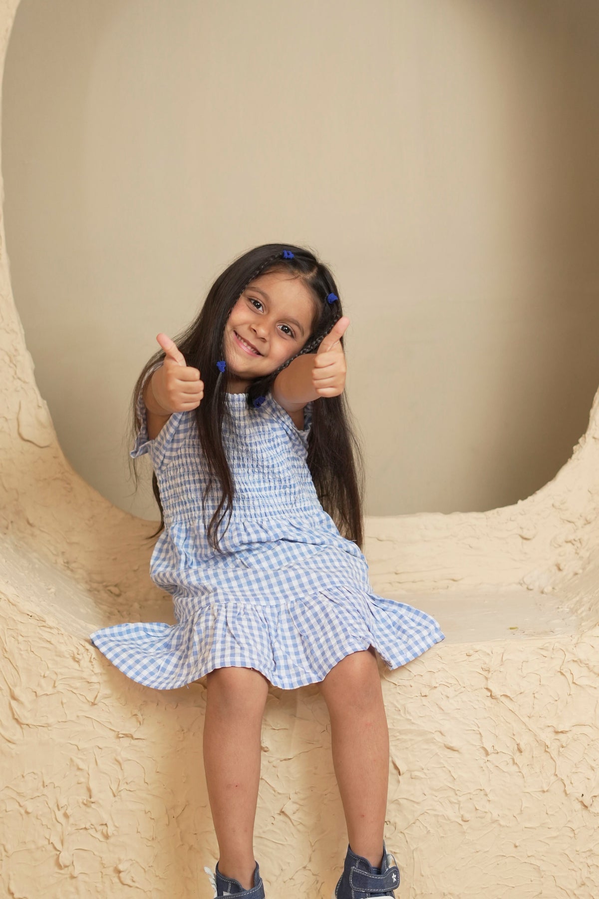 Gingham check dress - Puddle Fashion