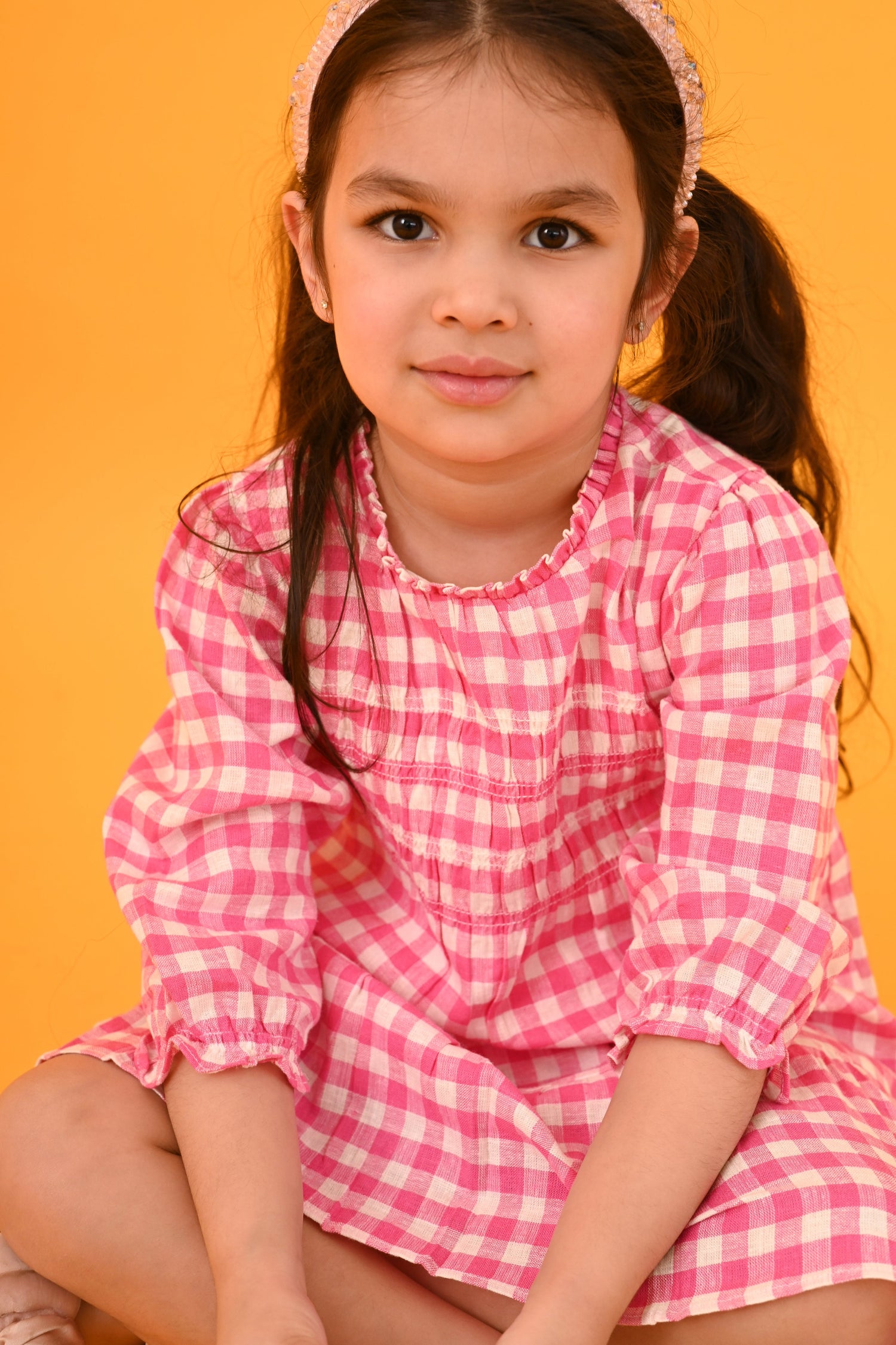 Gingham Dress - Puddle Fashion