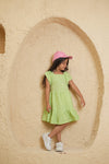 Gingham Green Check Dress - Puddle Fashion