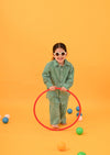 Green Stripes Co-ord Set - Puddle Fashion