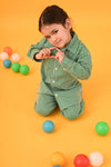 Green Stripes Co-ord Set - Puddle Fashion