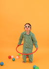 Green Stripes Co-ord Set - Puddle Fashion
