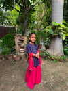 Midnight Bloom Gharara Set - Puddle Fashion