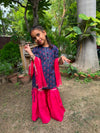 Midnight Bloom Gharara Set - Puddle Fashion