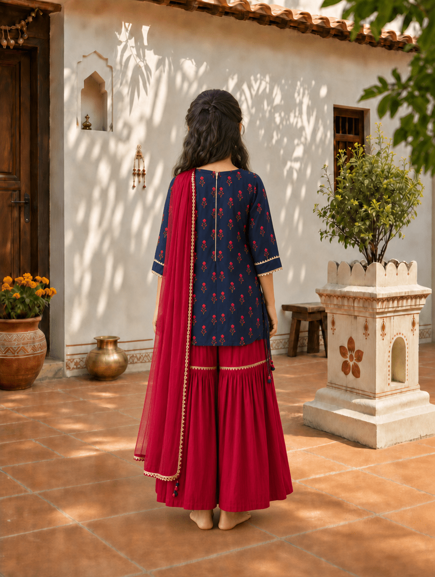Midnight Bloom Sibling Set - Puddle Fashion