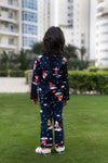 Midnight Santa Unisex Christmas Pajama Set - Puddle Fashion