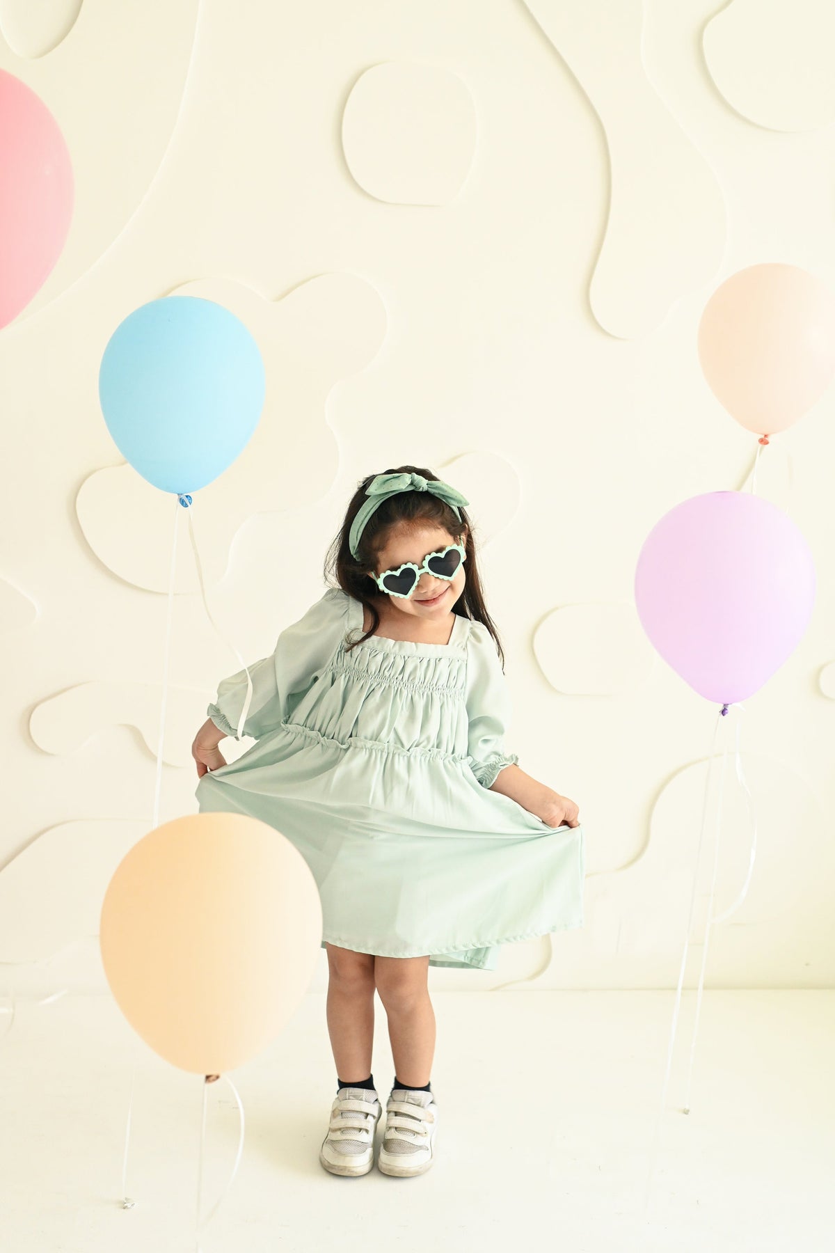 Pastel Green Dress - Puddle Fashion