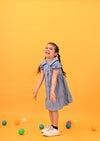 Peter Pan Solid Dress - Puddle Fashion