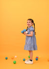 Peter Pan Solid Dress - Puddle Fashion