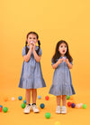 Peter Pan Solid Dress - Puddle Fashion