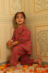 Pink Jaipuri Co-ord Set - Puddle Fashion